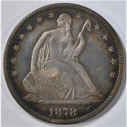 1878 SEATED LIBERTY HALF DOLLAR  CH PROOF