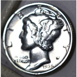 1936 MERCURY DIME PROOF