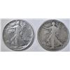 Image 1 : 2-BETTER DATE WALKING LIBERTY HALVES