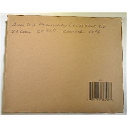 2012 U.S. MINT UNC SET SEALED BROWN BOX