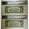Image 2 : 2-1963 $2.00 RED SEAL NOTES, PMG-66 EPQ