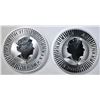 Image 2 : 2-2020 ONE OUNCE SILVER AUSTRALIA KANGAROO COINS