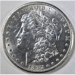 1897-S MORGAN DOLLAR  BU