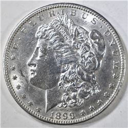 1899-S MORGAN DOLLAR  AU/BU