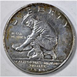 1925-S CALIFORNIA COMMEM HALF DOLLAR  AU