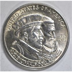 1924 HUGEUNOT COMMEM HALF DOLLAR  CH BU