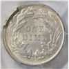 Image 3 : 1890 SEATED LIBERTY DIME  PCGS GENUINE