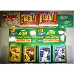 COLLECTORS LOT OF BASEBALL CARD SETS