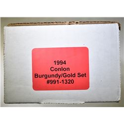 1994 CONLON BURGUNDY/ GOLD SET #991-1320