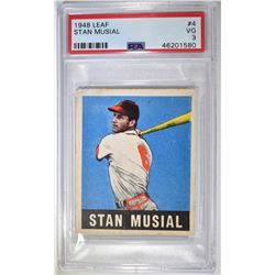 1948 LEAF #4 STAN MUSIAL, PSA VG- CENTERED