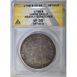 1798 BUST DOLLAR  ANACS VF-35 DETAILS