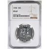 Image 1 : 1958 FRANKLIN HALF DOLLAR  NGC PF-67