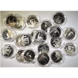 20 PROOF STATUE OF LIBERTY HALF DOLLAR COMMEMS