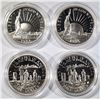 Image 2 : 20 PROOF STATUE OF LIBERTY HALF DOLLAR COMMEMS