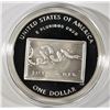 Image 9 : LOT OF 4 SILVER PROOF DOLLAR COMMEMS: