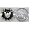 Image 3 : LOT OF 2 AMERICAN SILVER EAGLES: