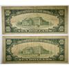 Image 2 : 2-1934-A NORTH AFRICA $10.00 SILVER CERTS