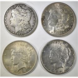 CIRC SILVER DOLLAR LOT