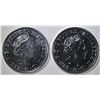 Image 2 : 2-2016 BRITISH ONE OUNCE SILVER BRITANNIA COINS