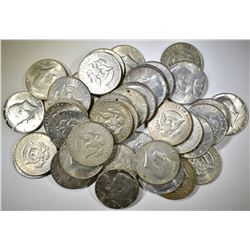 40-CIRC MIXED 40% SILVER KENNEDY HALF DOLLARS