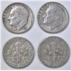 Image 2 : 100-MIXED DATE CIRC 90% SILVER DIMES