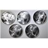 Image 2 : 5-2016 ONE OUNCE .999 SILVER BUFFALO/INDIAN ROUNDS