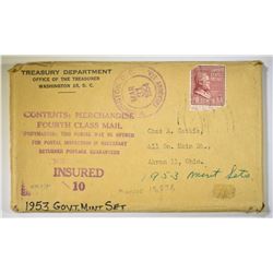 1953 U.S. MINT DOUBLE UNC SET ALL ORIG PACKAGING