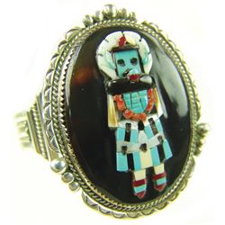 Zuni Inlay Bracelet - A & R Pinto