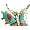 Image 5 : Zuni Inlay Butterfly Necklace - "B"
