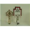 Image 2 : 2 Hand Carved Kachina Figures