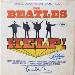 The Beatles Signed Help! Album  Cover