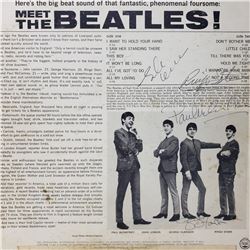 The Beatles Signed Meet The Beatles ! Album Cover