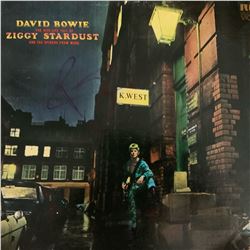 Signed David Bowie The Rise And Fall of Ziggy Stardust Album Cover