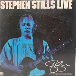 Signed Stephen Stills Live Album Cover