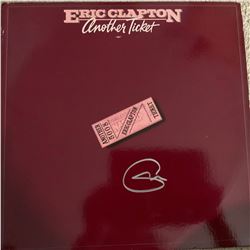 Signed Eric Clapton Another Ticket Album Cover