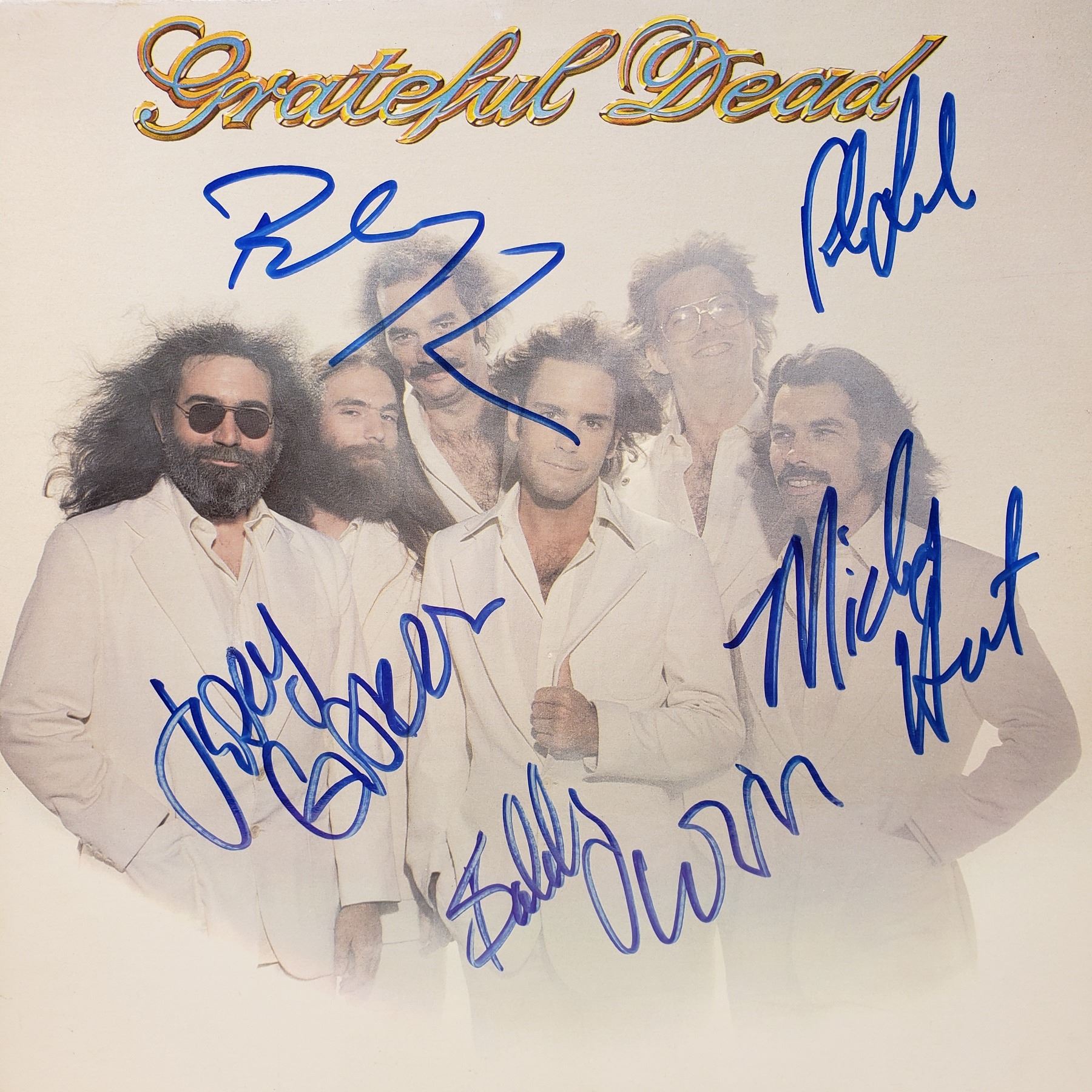 Signed Grateful Dead Go To Heaven Album Cover