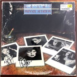 Heart  Signed "Private Audition" Album Cover