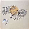 Image 1 : Signed Neil Young Harvest Album Cover