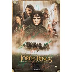 Signed Lord of the Rings: The Fellowship of the Ring Movie Poster