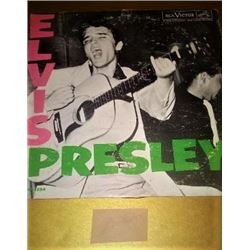 Elvis Presley Signed Cut: Vintage First Elvis Presley Album 1956