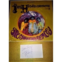 Jimi Hendrix Signed Album Page: Are You Experienced (Original Album)