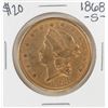 Image 1 : 1868-S $20 Liberty Head Double Eagle Gold Coin