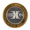 Image 2 : .999 Silver Hilton Las Vegas, Nevada $10 Casino Limited Edition Gaming Token