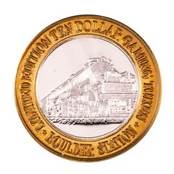 .999 Silver Boulder Station Hotel Casino Las Vegas, NV $10 Limited Casino Token