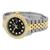 Image 9 : Rolex Mens Two Tone 18K Black 1.9 ctw Diamond Datejust Wristwatch