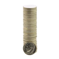 Roll of (50) Brilliant Uncirculated 1961-D Roosevelt Dime Coins