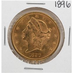 1896 $20 Liberty Head Double Eagle Gold Coin