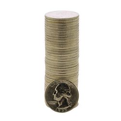 Roll of (40) Brilliant Uncirculated 1955-D Washington Quarter Coins