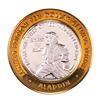 Image 1 : .999 Fine Silver Aladdin Resort & Casino Las Vegas $10 Limited Edition Gaming Token