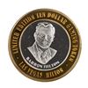 Image 1 : .999 Silver Hilton Las Vegas, Nevada $10 Casino Limited Edition Gaming Token